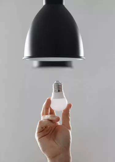 Bulb getting plugged in roof lamps